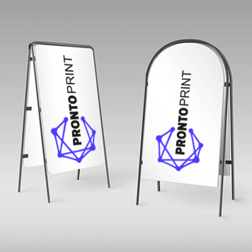 Уличный штендер от компании Prontoprint