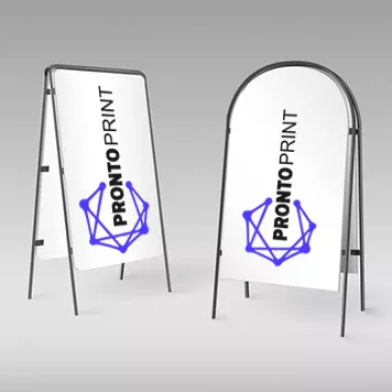 Уличный штендер от компании Prontoprint