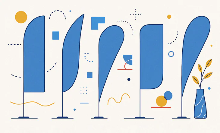 Заказать мобильний флаг виндер в Киеве