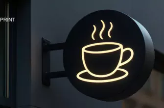 Торцевий світловий короб для фасаду магазину у Києві