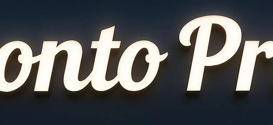 Ціна обємних літер у Києві на фасаді магазину